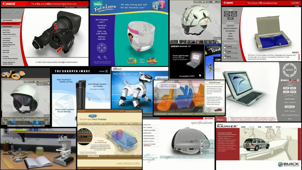 Early Browser-Based 3D Experience Reel