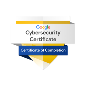Link to view Google Cybersecurity Certification
