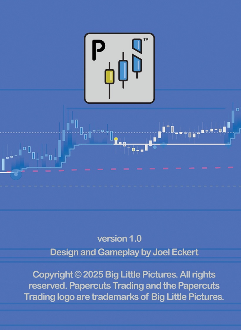 Papercuts Trading 3-in-1 Card Set Instruction Manual Cover Back